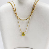 Two-Layered Bead Necklace