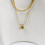 Two-Layered Bead Necklace