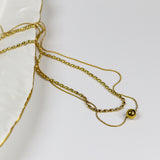 Two-Layered Bead Necklace