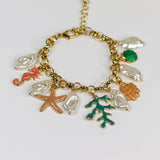 Coral Dreams Charm Bracelet