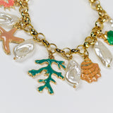 Coral Dreams Charm Bracelet