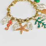 Coral Dreams Charm Bracelet