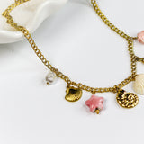 Shell Belle Charm Necklace