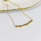 Wavelet Gold Necklace