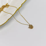 Twinkle Teddy Gold Necklace
