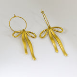 Golden Ribbon Earrings