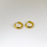 Round Gold Hoop Earrings