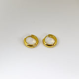 Round Gold Hoop Earrings