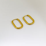 Sleek Rectangle Hoops