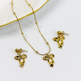 Gold Bow Combo Set