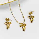 Gold Bow Combo Set