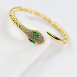 Flexible Snake Cuff Bracelet