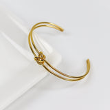 Double Knot Cuff Bracelet