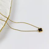 Reversible Single Clover Necklace