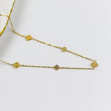 Mini Honey Clover Necklace
