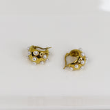 Chubby Pearl Hoops