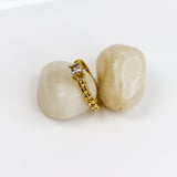 Minimal Link Band Solitaire Ring