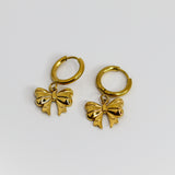 Ribbon Bow Hoops