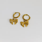 Ribbon Bow Hoops