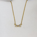 Elva Bow Pendant Necklace