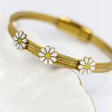 Golden Daisy Bracelet