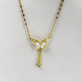 Pearl-Wing Butterfly Mangalsutra