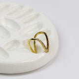 Vera Luxe Studded Ring