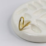 Vera Luxe Studded Ring