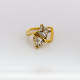 DuoMuse Solitaire Ring