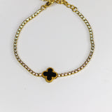 Tennis Clover Bracelet