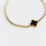 Tennis Clover Bracelet