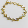 Floral Clover Chain Bracelet