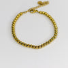 Gold Beaded Chain Bracelet