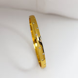 Minimal Stone Bangle Bracelet