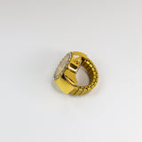 Studded LuxeTime Watch Ring