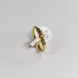 Golden Aura Beaded Ring