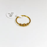 Golden Aura Beaded Ring