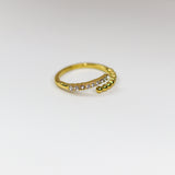 Beads and Stones Adjustable Ring