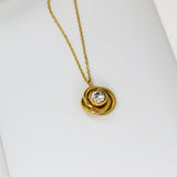The Rose Pendant Necklace