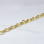 Hammered Link Chain Bracelet - Adorn-iq
