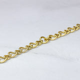Hammered Link Chain Bracelet - Adorn-iq