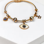 Star Evil Eye Charm Bracelet - Adorn-iq