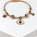 Star Evil Eye Charm Bracelet - Adorn-iq