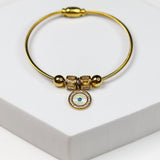 Classic Evil Eye Charm Bracelet - Adorn-iq