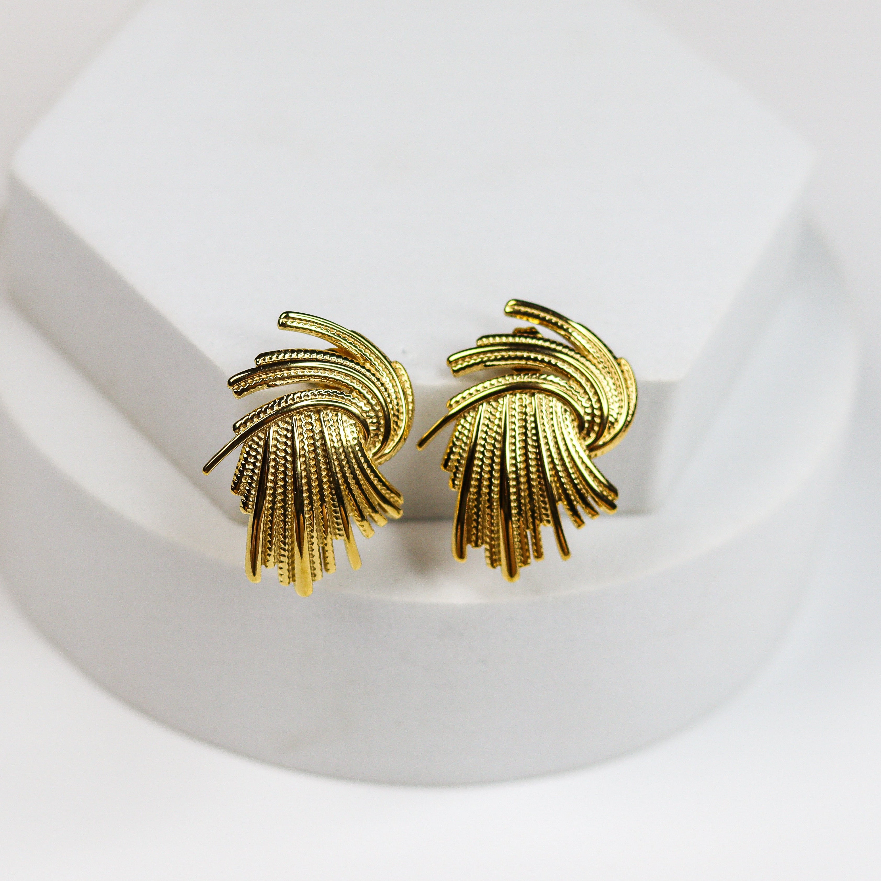 Vintage Feather Earrings