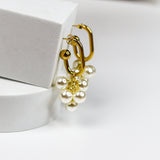 Grape Bunch Pearl Earrings
