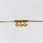 Minimal Foiled Butterfly Bracelet - Adorn-iq