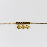 Minimal Foiled Butterfly Bracelet - Adorn-iq