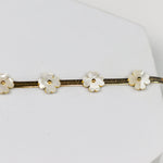 Petal Snake Chain Bracelet - Adorn-iq