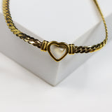 Chunky Heart Chain Necklace - Adorn-iq